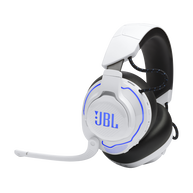 JBL Quantum 910P Console Wireless - White - Wireless over-ear console gaming headset with head tracking-enhanced, Active Noise Cancelling and Bluetooth - Hero